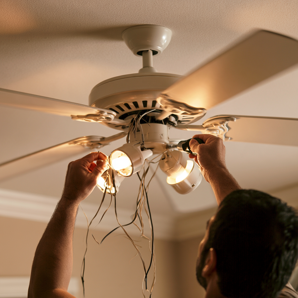 Ceiling Fan Rewire